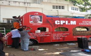 Southern Jatha Vehicle Being Decorated