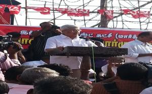 Prakash At the Inauguration of the Southern Jatha