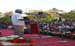 Srinivasa Rao Addressing the Meeting at Palakkad