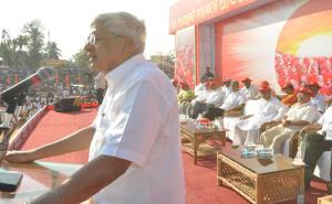 Prakash Karat Addressing the Victory Rally