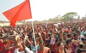 Crowd At the Victory Rally in Agartala