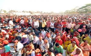 Crowd At the Victory Rally in Agartala
