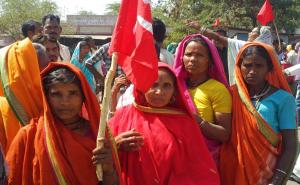 Tribal Women Going to Attend the Prakasha meetnig