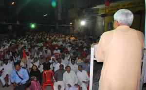 Prakash Karat Addressing the Varanasi Meeting