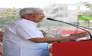 Prakash Karat Addressing the Rally