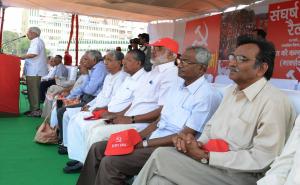 Leaders on Stage at March 19 Rally