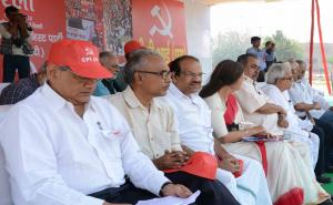 Leaders on Stage at March 19 Rally