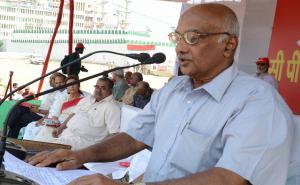Ramachandran Pillai Addressing the March 19 Rally