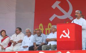 Manik Sarkar Addressing the Rally
