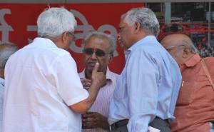 Left Leaders with Prakash Karat
