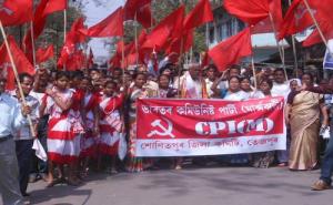 Com. Khemraj Chetry filed nomination from Tejpur constituency in Assam