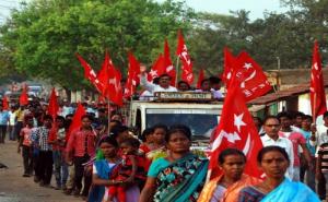 Com. Bangsha Gopal Choudhary's rally in Asansol.