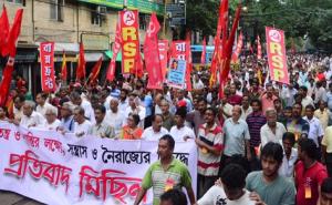 Koklata procession-Save Democracy in Bengal