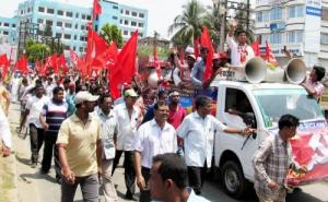 Com. Ibrahim Ali campaigning in Haldia on May day.
