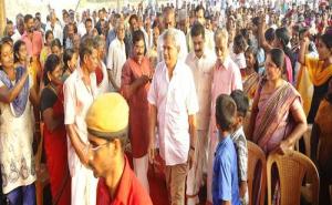 Com Sitaram Yechuri campaigning in Kerala 